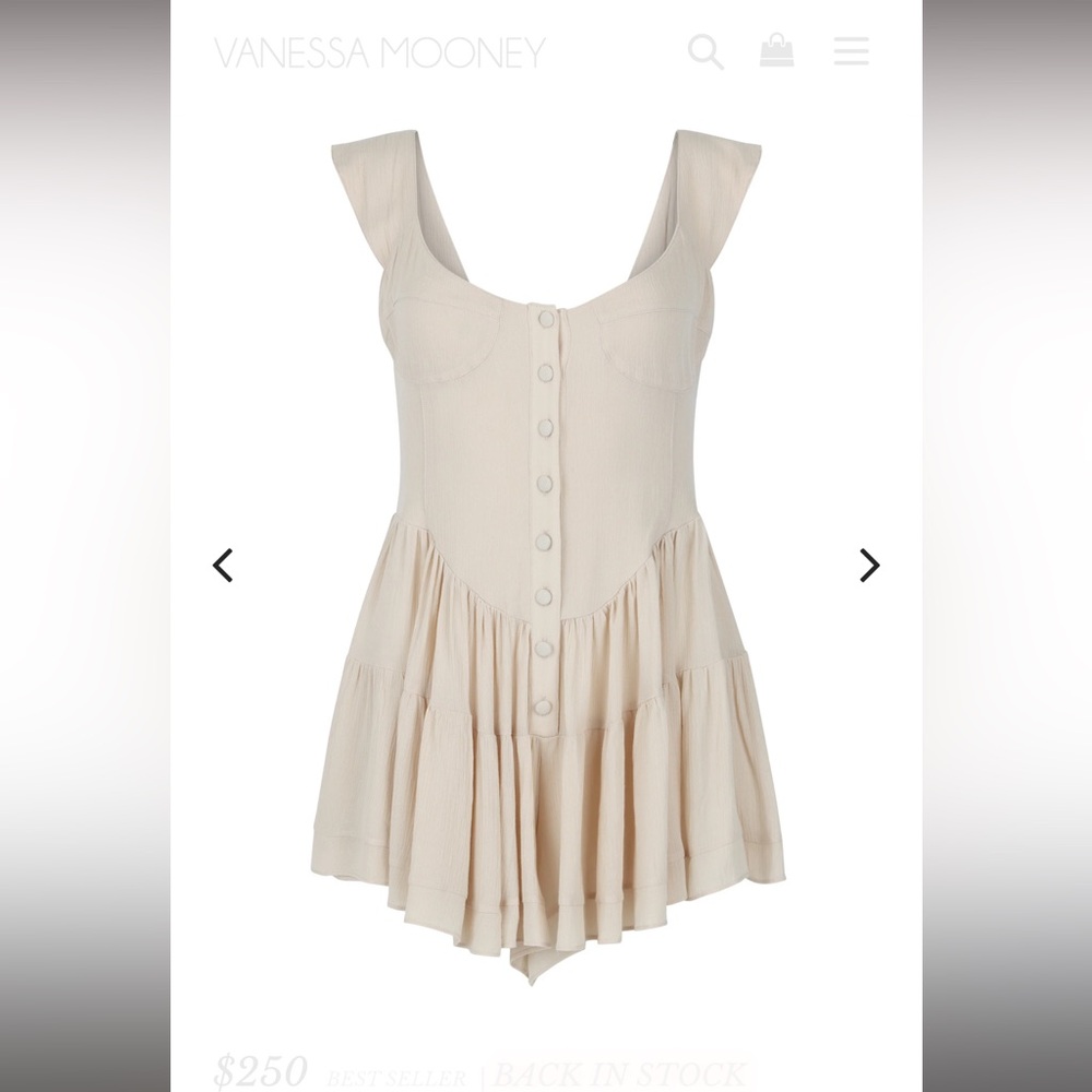 Vanessa Mooney Elisabeth Romper Dress